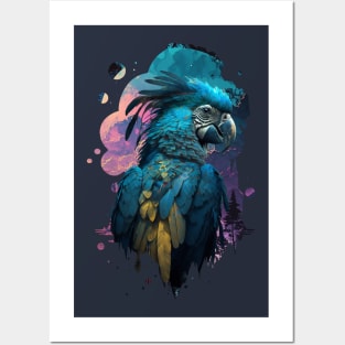 Macaw Parrot Posters and Art